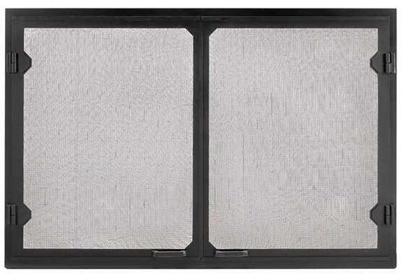 HHT Black Grand Vista Cabinet Style Mesh Doors GV100BK