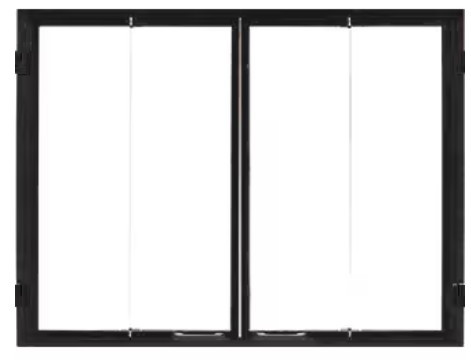 HHT Black Bi-fold Glass Doors DFG4036BK