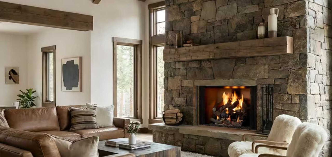 Majestic products 36" Biltmore Wood Fireplace BILT36
