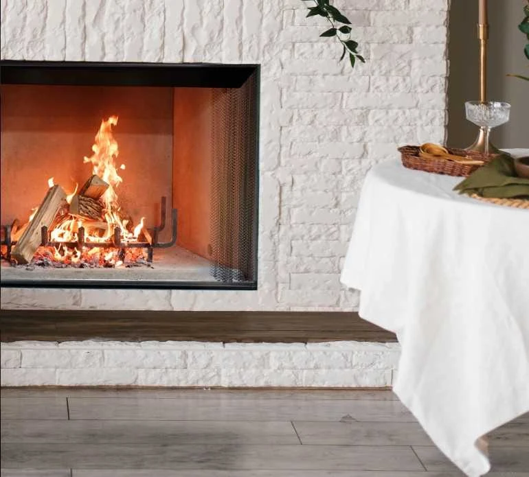 Empire Hearth 54" Blackburn Wood Burning Fireplace (Firebox Only) WB54FB0F