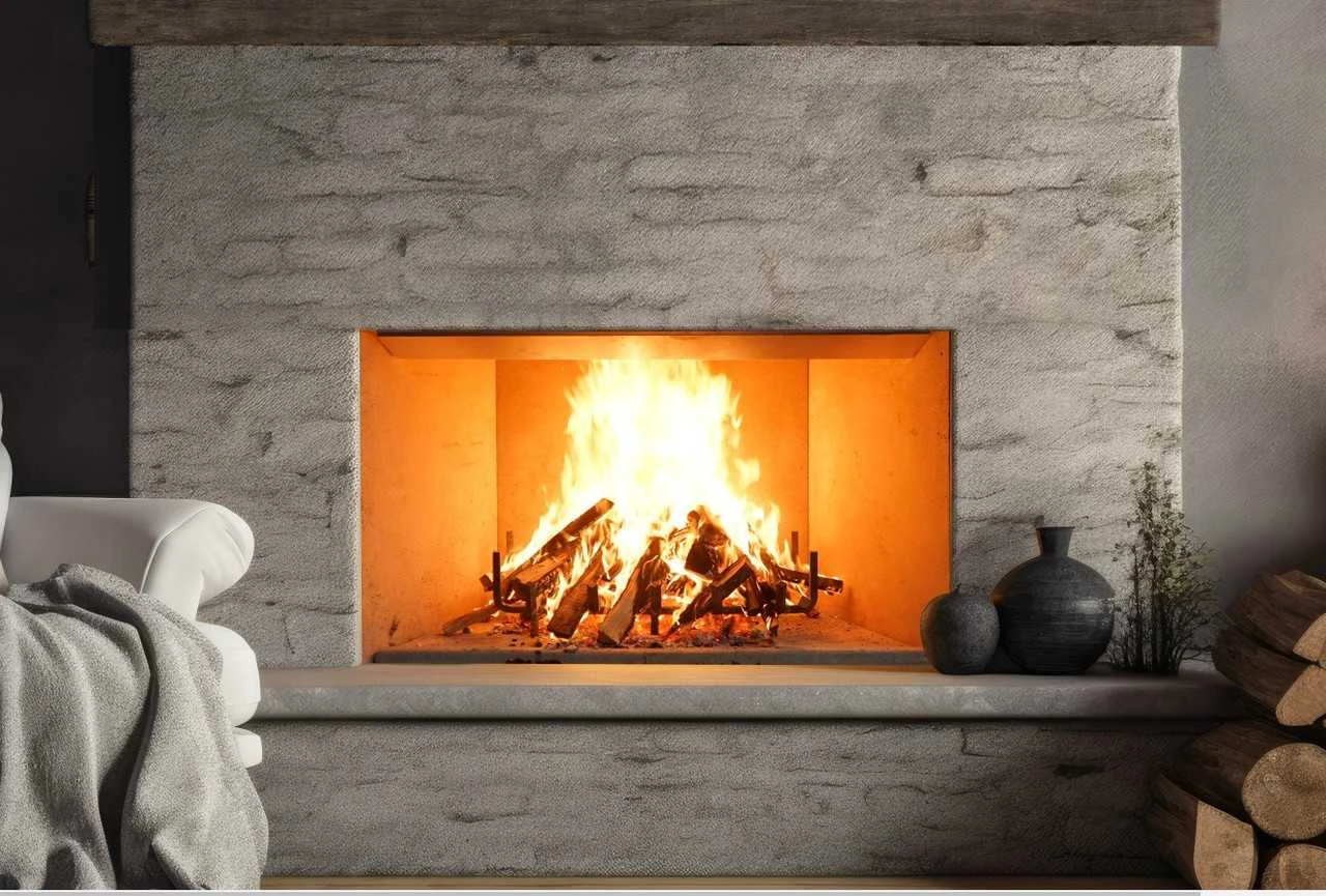 Empire Hearth 54" Blackburn Wood Burning Fireplace (Firebox Only) WB54FB0F