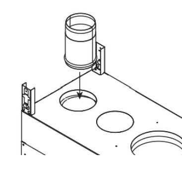 HHT Starting Collars for Non-Ducted Passive Heat (Required for front and Top Passive Heat Discharge) PH-MCE