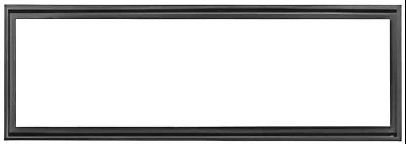 HHT Gun Metal Clean face trim CFT-48-GM-C
