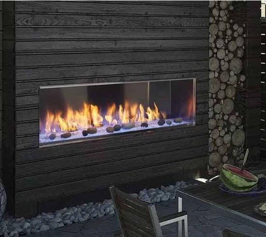 Majestic Lanai 72" Outdoor Natural Gas Linear Fireplace ODLANAIG-72