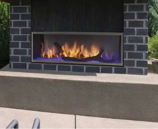 Majestic Lanai 72" Outdoor Natural Gas Linear Fireplace ODLANAIG-72