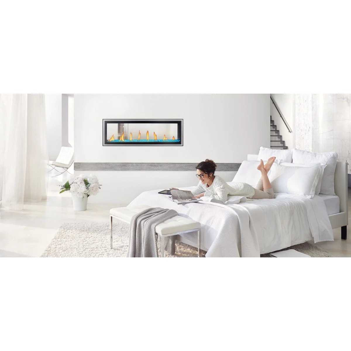 Napoleon Vector 50" See Thru Direct Vent Gas Fireplace LV50N2-2