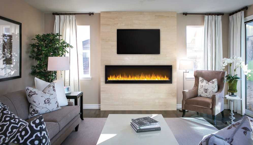 Napoleon Alluravision 60" Slimline Electric Fireplace NEFL60CHS-1
