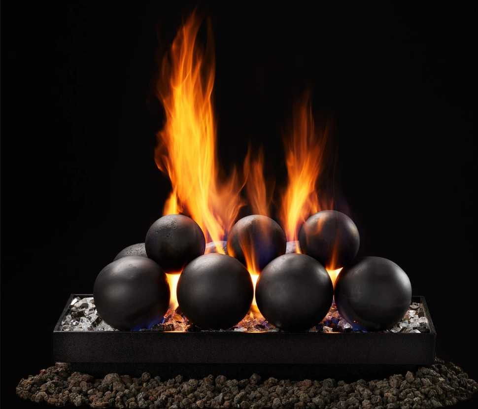 HHT 24" Cannon Ball Set with Lava Rock Media CNNBLS-24