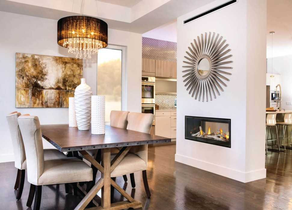 Napoleon Luxuria Series 38" Linear See-Thru Gas Fireplace LVX38N2X-1