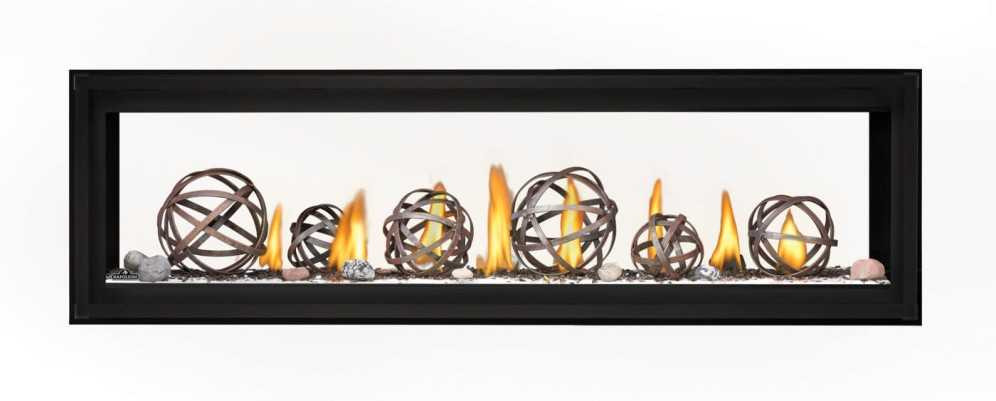 Napoleon Luxuria 62" Linear See-Thru Gas Fireplace LVX62N2X-1