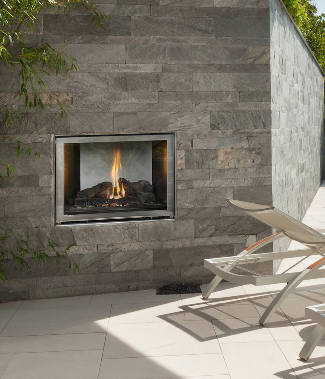 Montigo H34VOL gas fireplace — official H34VO installation image