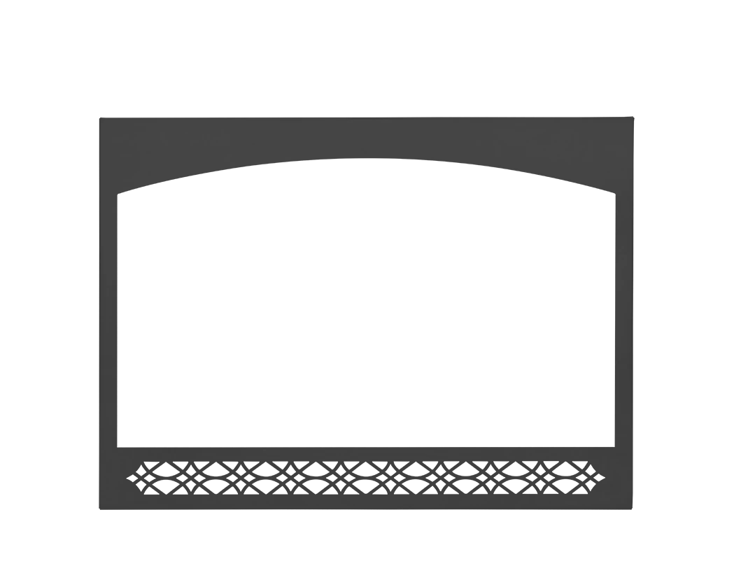 Napoleon H42F Decorative Front - Black, Heritage Design for Ascent™ 42, X42