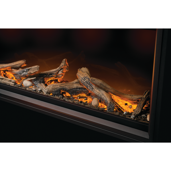 Napoleon 50-Inch Luminous Driftwood Log Kit DLKTLV50L installed in separately sold fireplace