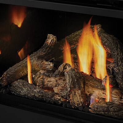 Napoleon Rosedale 3 Oak Log Kit OLKRD3 shown in separately sold insert