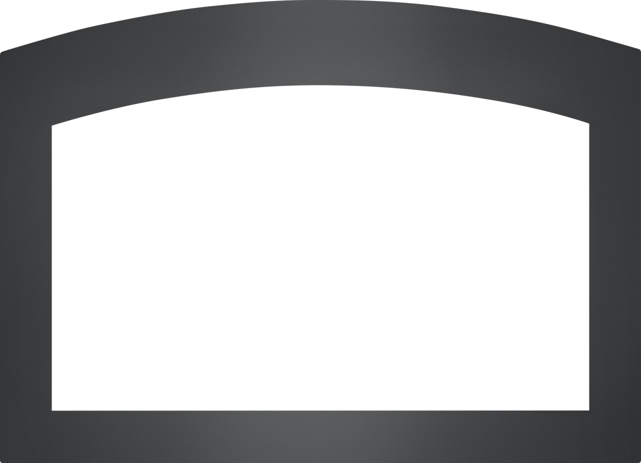 Napoleon Rosedale 3 Arched Black Faceplate SABKF3RD