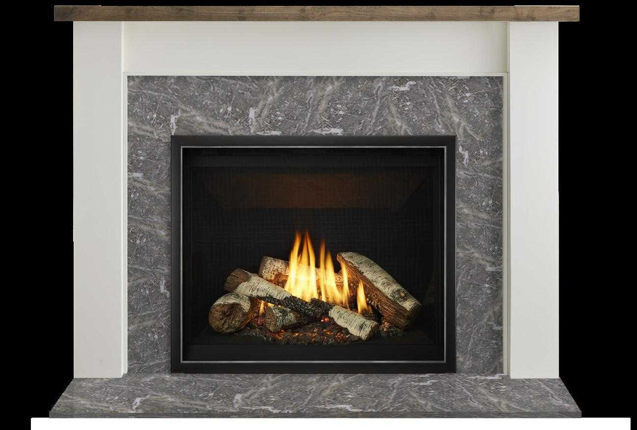 Majestic Laurel B Flush Wood Mantel AFLLMPAUB-WW