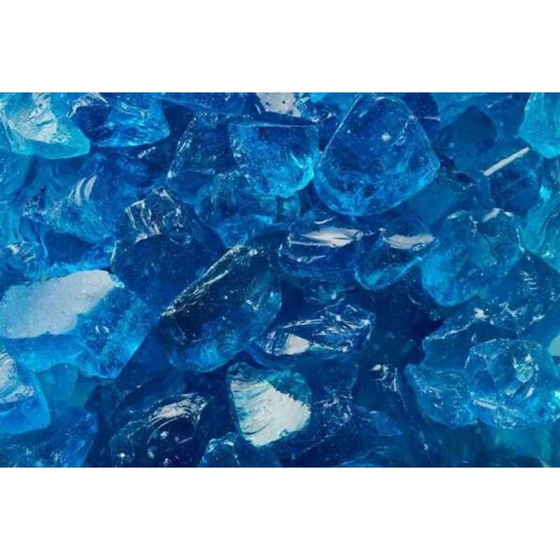 Emilyrose Classic Fireglass - Turquoise - 25 lb - EG25-L04MP