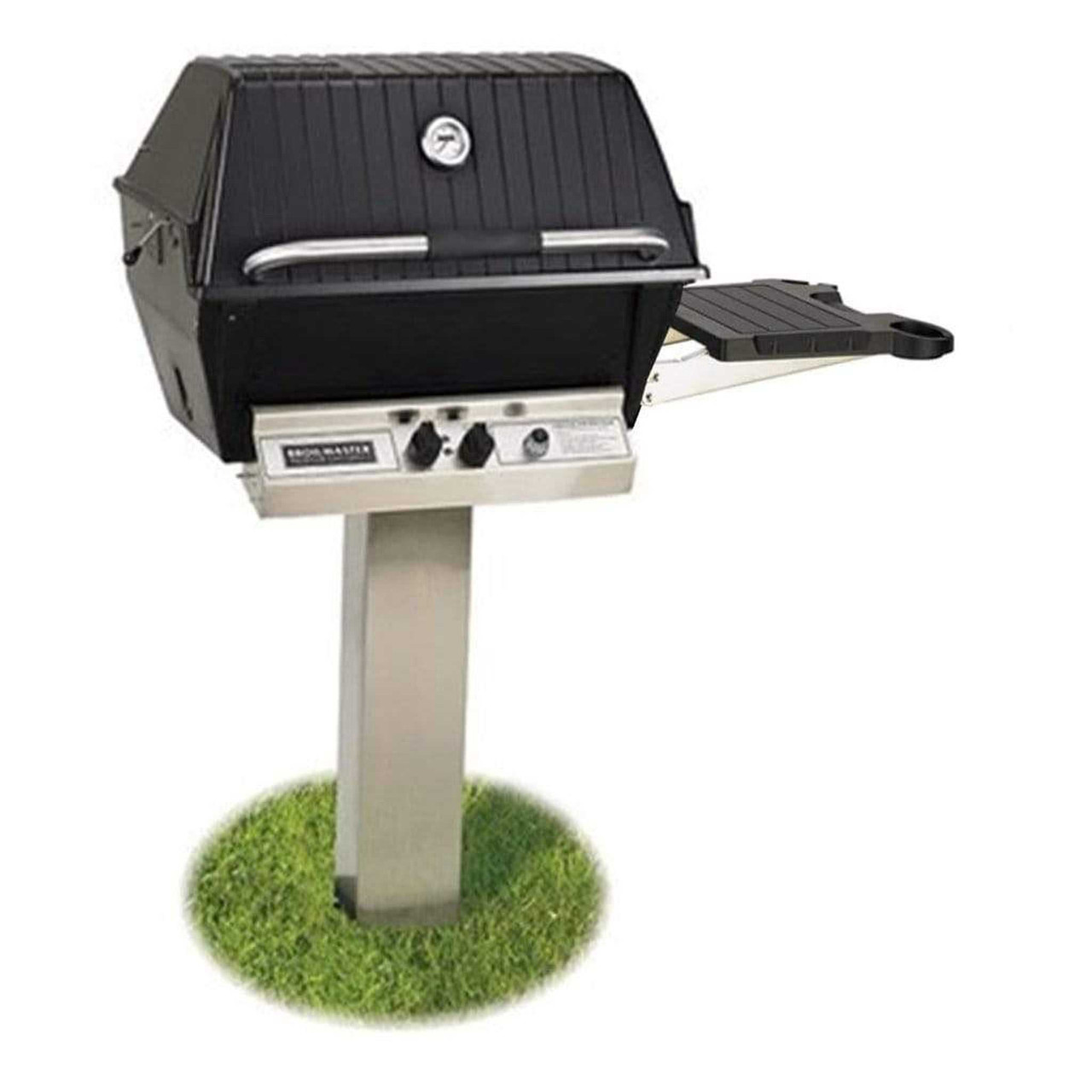 Broilmaster P3PK6N Natural Gas Grill Package with In-Ground Post