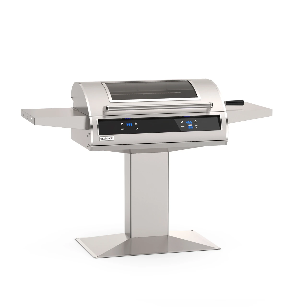 Fire Magic EL500s-4Z1E-W-AP - Accessible-height patio post / Dual digital controls with window
