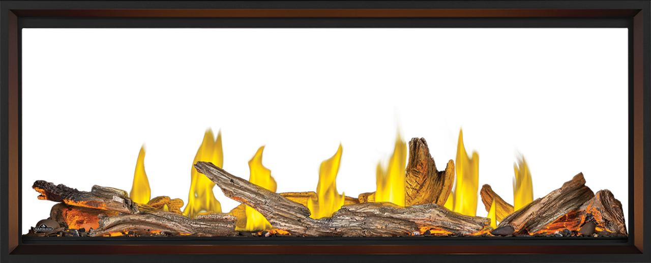 Napoleon Tall Linear Vector 62 See-Through Natural Gas Fireplace TLV62N2