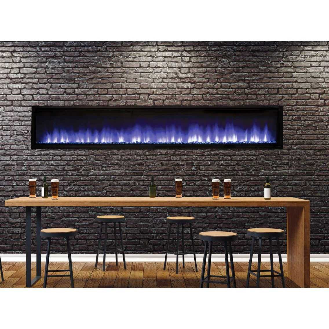 Superior 84" Contemporary Electric Radiant Fireplace ERL3084