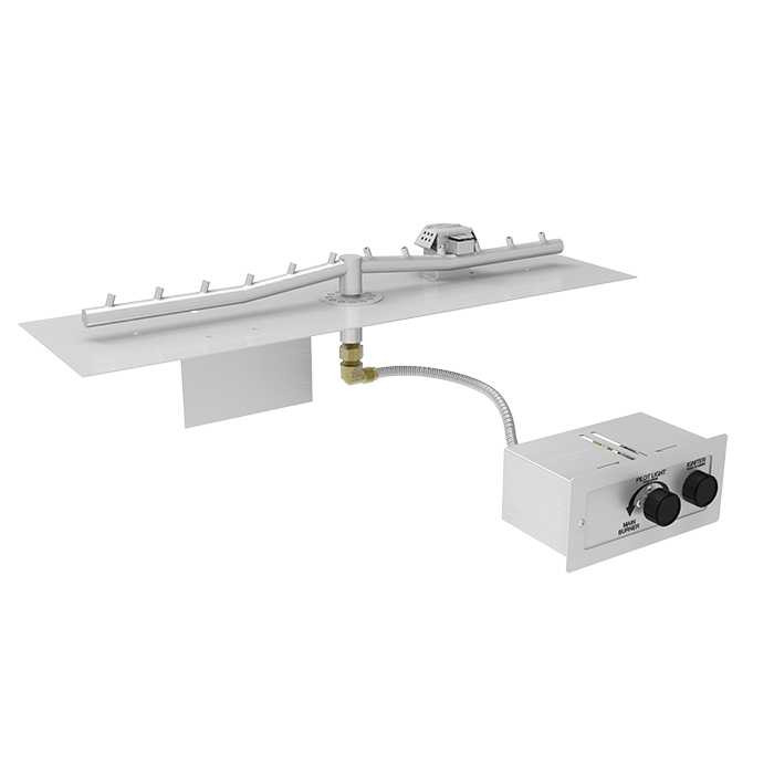 HPC Linear Flat Fire Pit Inserts — 96"