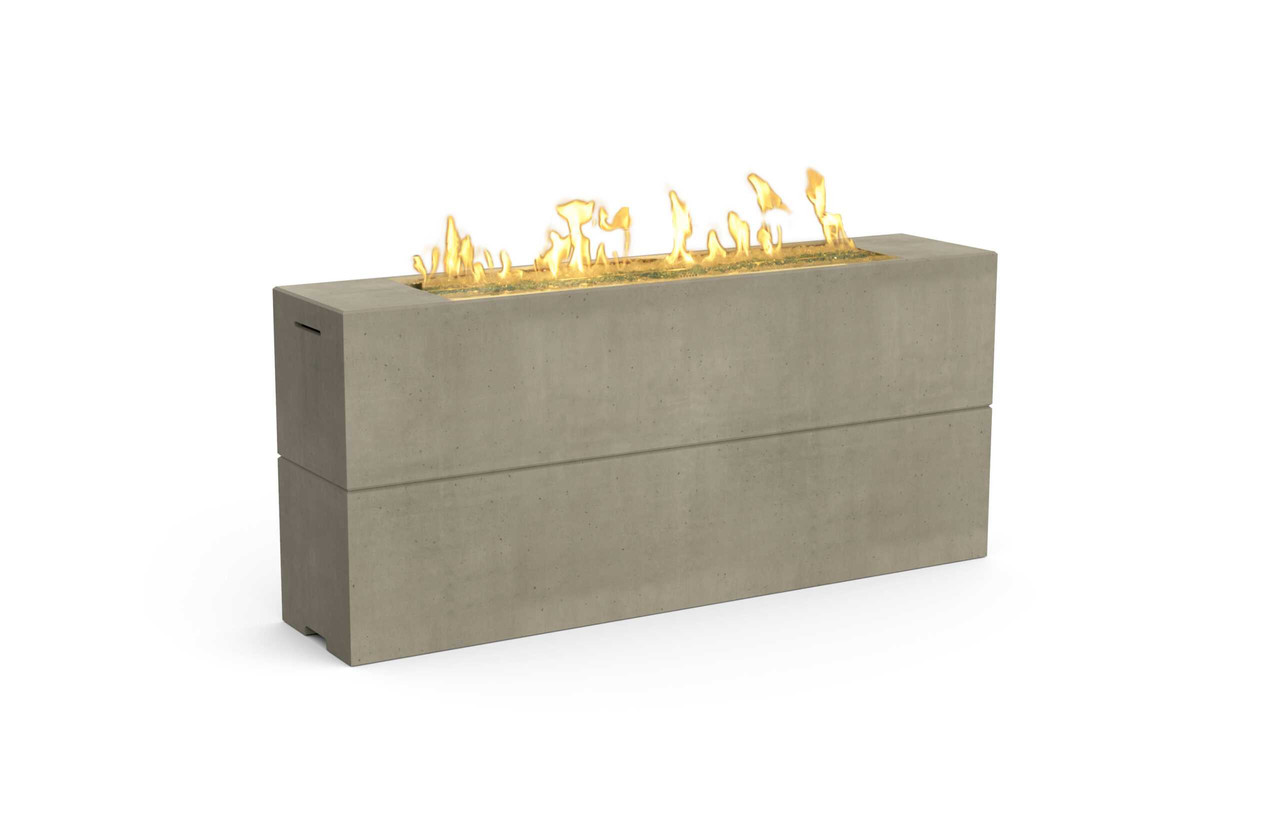 American Fyre Designs Milan Tall Linear Outdoor Firetable