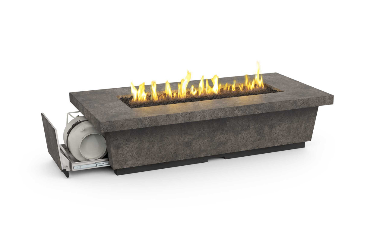 American Fyre Designs Contempo Long LP Select Outdoor Firetable