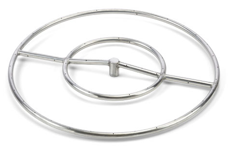 HPC 18" Stainless Steel NG Round Burner