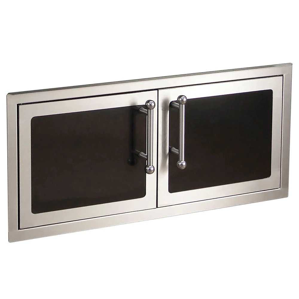 Fire Magic Echelon Black Diamond Reduced Height Double Access Doors With Soft Close 53938HSC