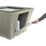 Outdoor Greatroom Cove Square Gas Fire Pit Bowl CV-2424