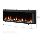 Dimplex lgniteXL Bold 100" Built-in Linear Electric Fireplace X-XLF10017-XD