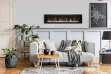 Amantii 42" Symmetry Xtra Slim Electric Fireplace SYM-SLIM-42