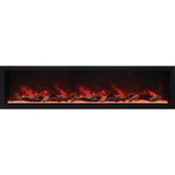 Amantii 88" Panorama Xtra Tall Linear Electric Fireplace BI-88-DEEP-XT
