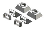 Napoleon Ducted Heat Management Side Discharge Kit (38/50) DHMS3850