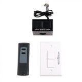On/Off Remote and Receiver with White Wall Plate RCKIT4001