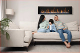 Amantii 72" Panorama Slim Electric Fireplace BI-72-SLIM-OD