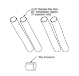 HeatFlo Flex Extension Kit, 60" length HTFLO-EK-5