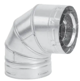 Superior 6/9" Direct Vent 90 Degree Elbow Locking Section 6DVLE90