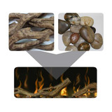 Dimplex Accessory Driftwood and River Rock for 50" Linear Fireplace LF50DWS-KIT