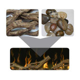 Dimplex Accessory Driftwood and River Rock for 74" Linear Fireplace LF74DWS-KIT