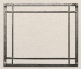 40" Black Rectangle Forged Iron Inset DFF40CBL
