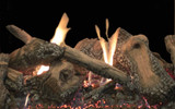 40" Multi-Sided Ceramic Fiber Traditional Charred Log Set LS40STB