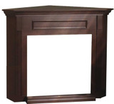 Empire Hearth Oak Corner Cabinet with Base (Fits 32" Fireplace) EMBC1SO