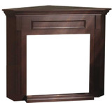 Empire Hearth Unfinished Hardwood Corner Cabinet with Base (Fits 42" Fireplace) EMBC4SUH