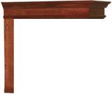 Empire Hearth 36" Dark Oak Peninsula Mantel Top EMPTDO