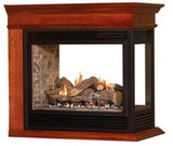 Empire Hearth 36" Unfinished Hardwood Peninsula Mantel Top EMPTUH