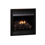 Empire Hearth 36" Vail Premium Vent-Free Fireplace with Slope Glaze Burner VFPA36BP
