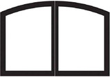 Empire Hearth 36" Vent-Free Black Arch Door Set VFR36SCBL