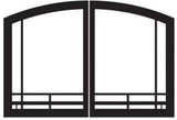 Empire Comfort Systems 32" Vent-Free Black Mission Arch Door Set VBR32TMBL